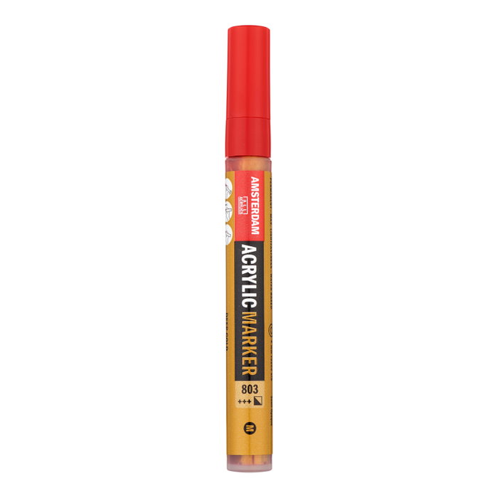 Amsterdam Marqueur Acrylique 4 mm Or Foncé 803 Amsterdam Marqueur Acrylique 4 mm Or Foncé 803